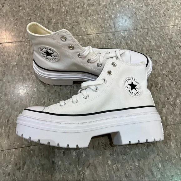 [BNIB] Converse Chuck Taylor All Star Lugged Heel Platform High Top White - US 8 - Picture 6 of 13